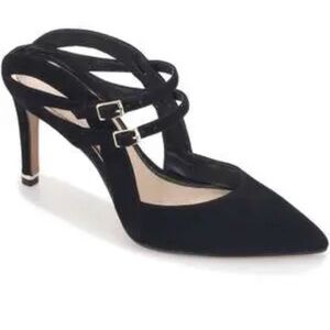 Kenneth Cole Black Strappy Heels